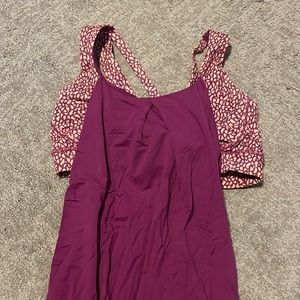 Lululemon Womens Tank with Sports Bra
